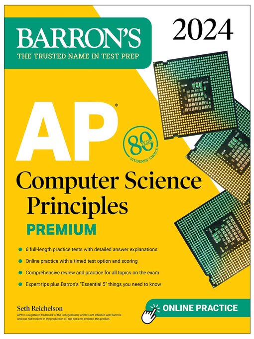 Cover image for AP Computer Science Principles Premium, 2024